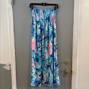Lilly Pulitzer Hey Bay Bay Bohdi Maxi Skirt Size XS